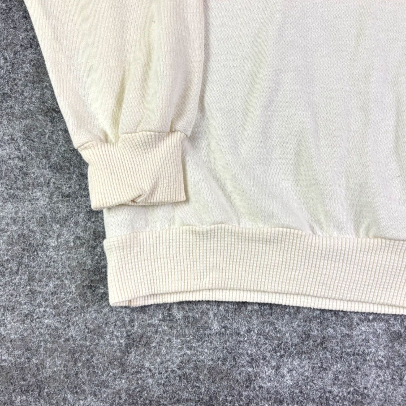 Vintage Trader Bay Polo Shirt Mens Medium Long Sleeve White Orange Striped Vintage 90s Casual Shirt Size US M / EU 48-50 / 2 - 7 Thumbnail