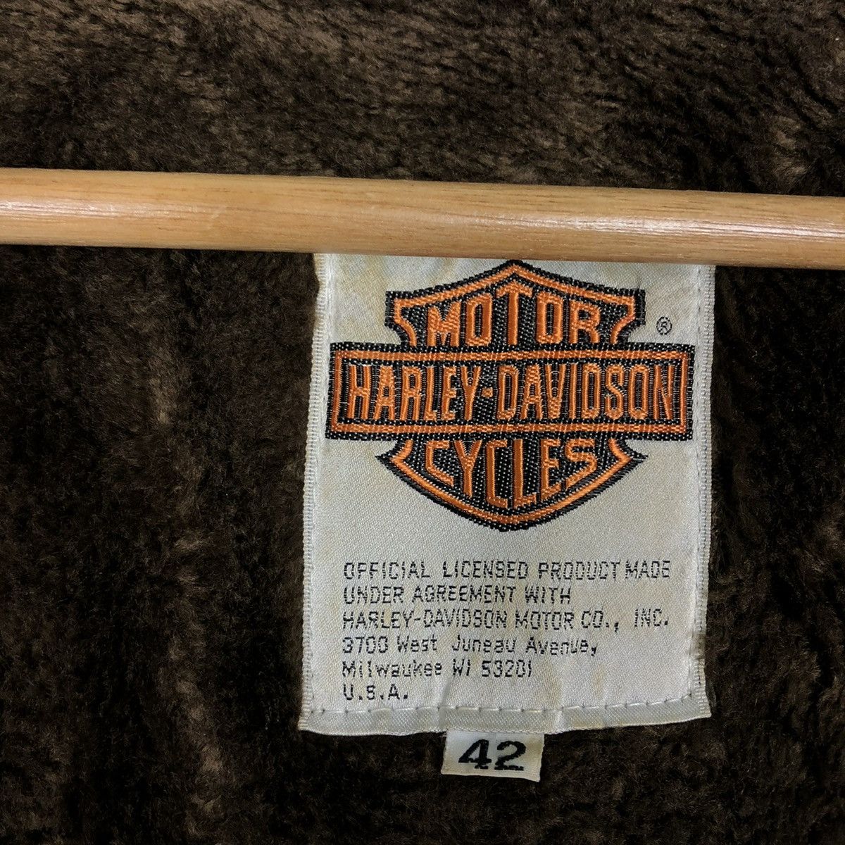 Harley Davidson 🔥80’s Vtg Biker Leather Jacket Harley Davidson USA Size US M / EU 48-50 / 2 - 17 Thumbnail