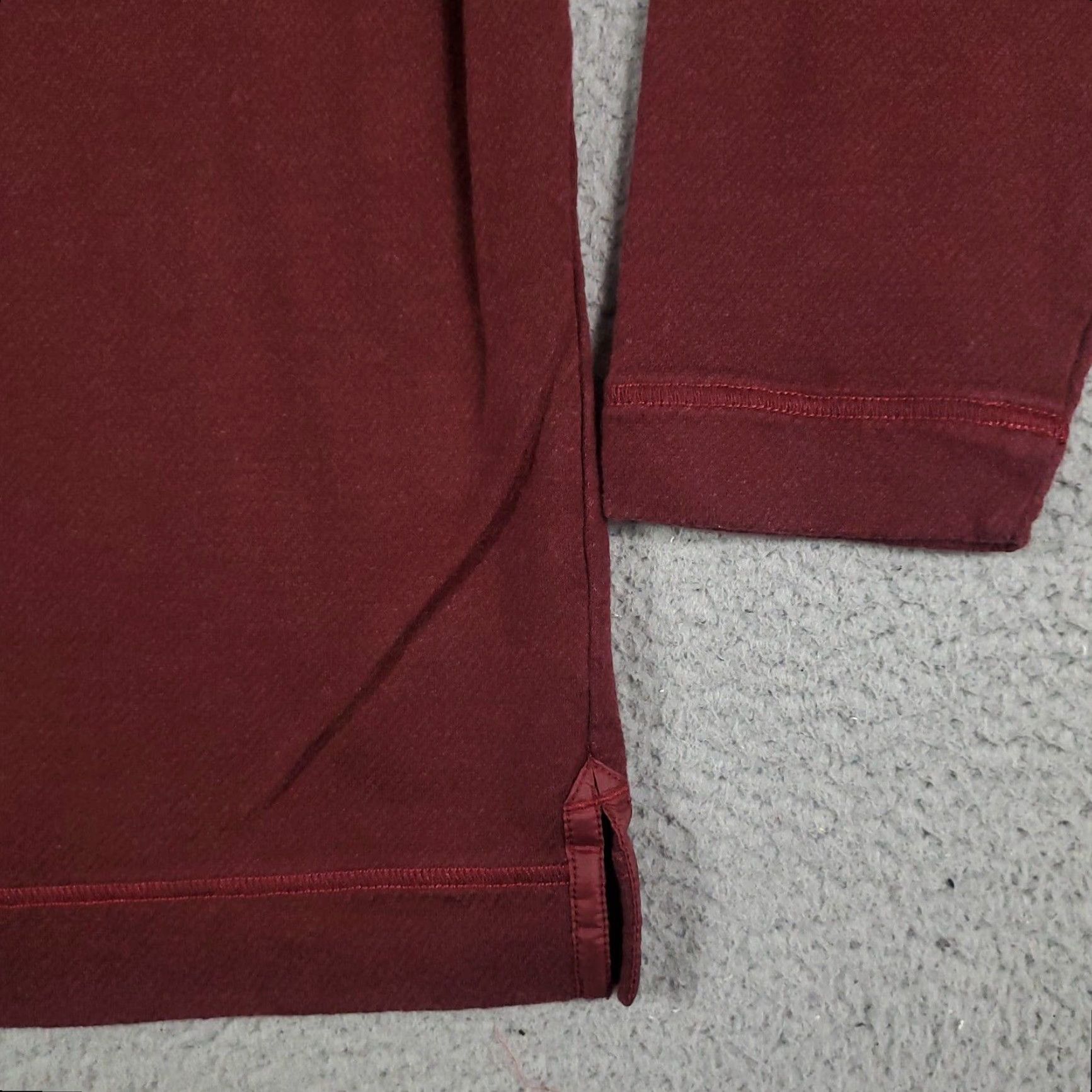 Tommy Bahama Tommy Bahama Mens Medium Burgundy Button Front Pullover Sweatshirt Size US M / EU 48-50 / 2 - 4 Thumbnail