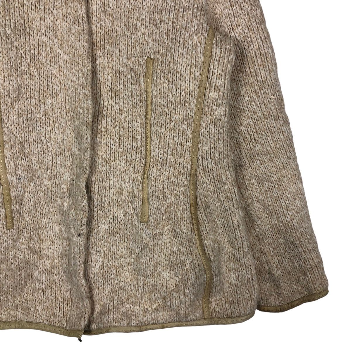 Vintage 🔥Vintage Quilted Knit Jacket Visconf Made in Italy Ry Zip Size US M / EU 48-50 / 2 - 5 Thumbnail