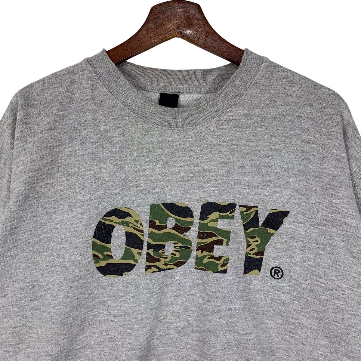 Obey × Vintage Vintage Obey Crewneck Sweatshirt Big Logo Size US L / EU 52-54 / 3 - 2 Thumbnail