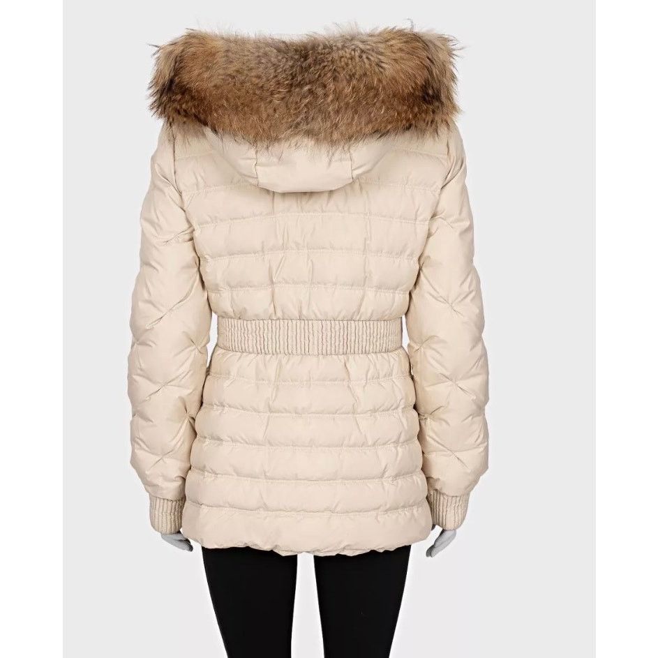 Just Cavalli Just Cavalli White Down Coat with Raccoon Fur - Size 42/M Size M / US 6-8 / IT 42-44 - 3 Thumbnail