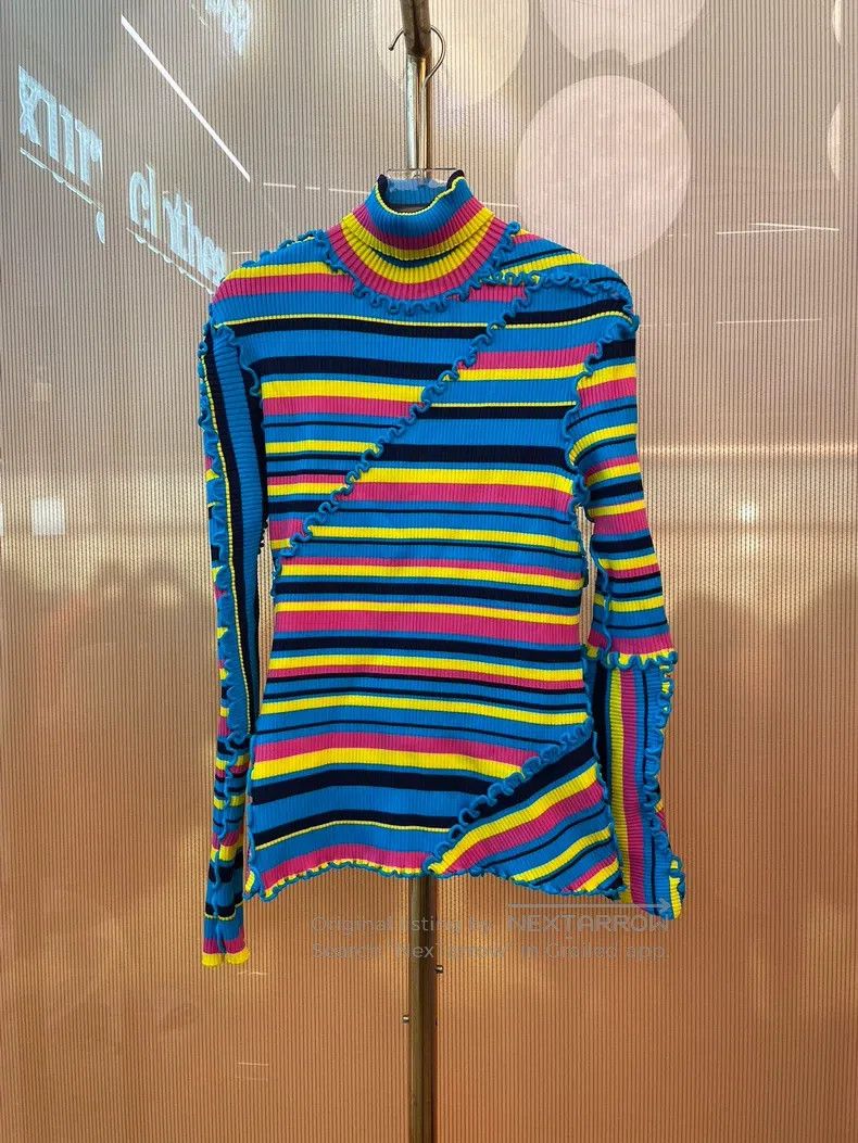 Balenciaga Balenciaga Rainbow Knitted Underwear Size S / US 4 / IT 40 - 1 Thumbnail
