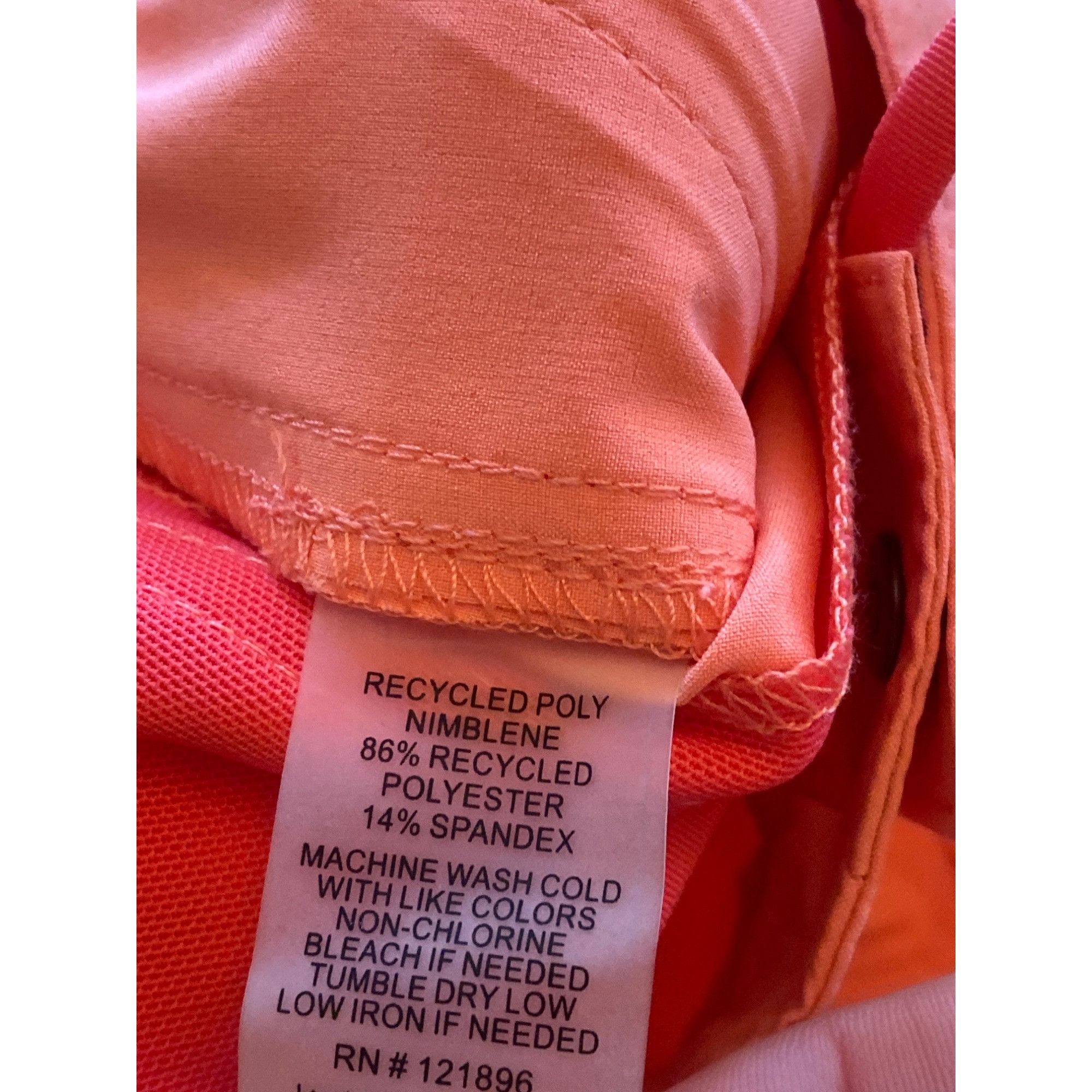 Other NWT Title Nine Rogue 5" Shorts Women's 14 Orange Peach UPF 5 Size 36" / US 14 / IT 50 - 13 Thumbnail