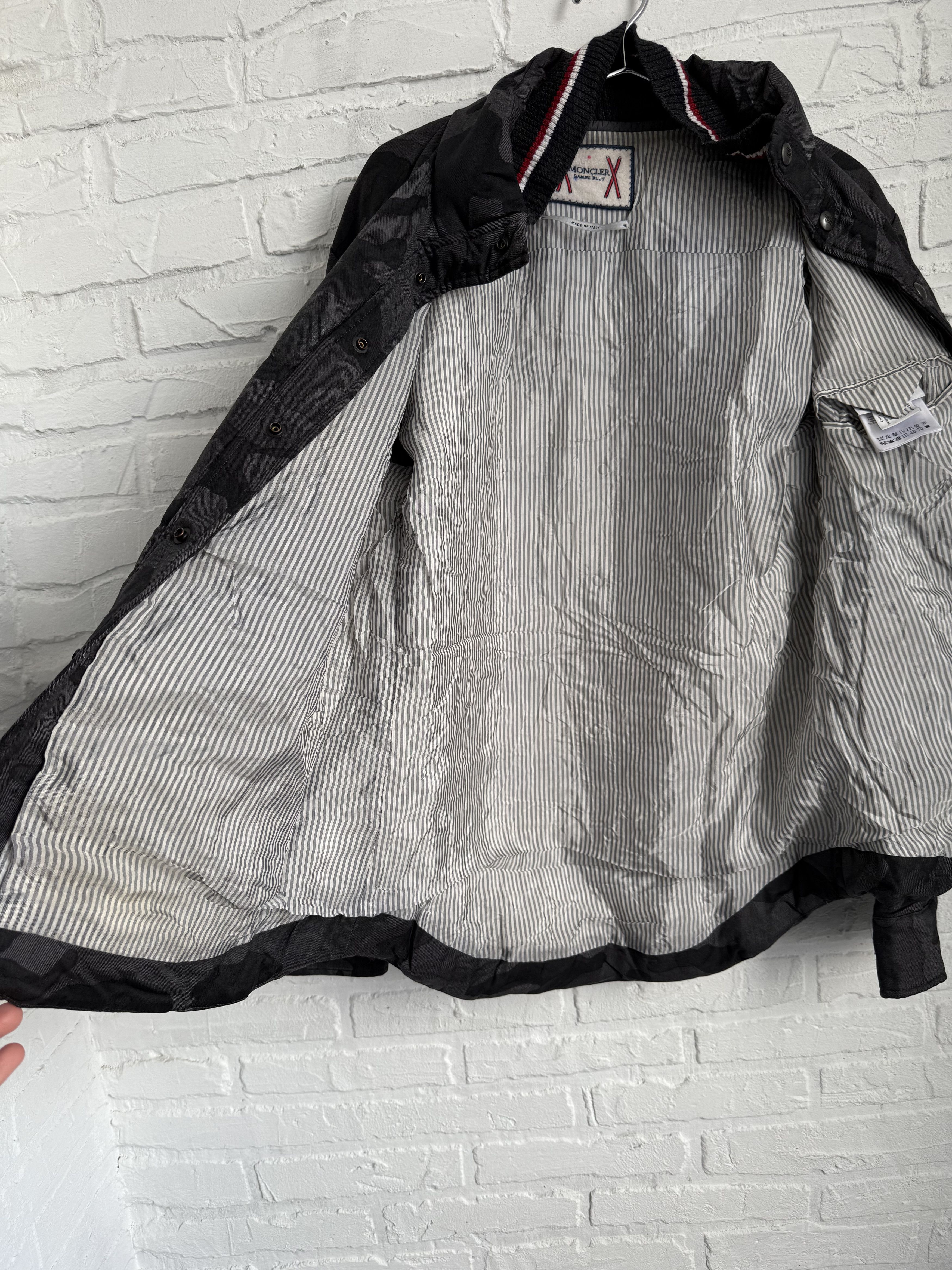 Moncler Gamme Bleu RARE Moncler Gamme Bleu wool camo down jacket Size US M / EU 48-50 / 2 - 16 Thumbnail