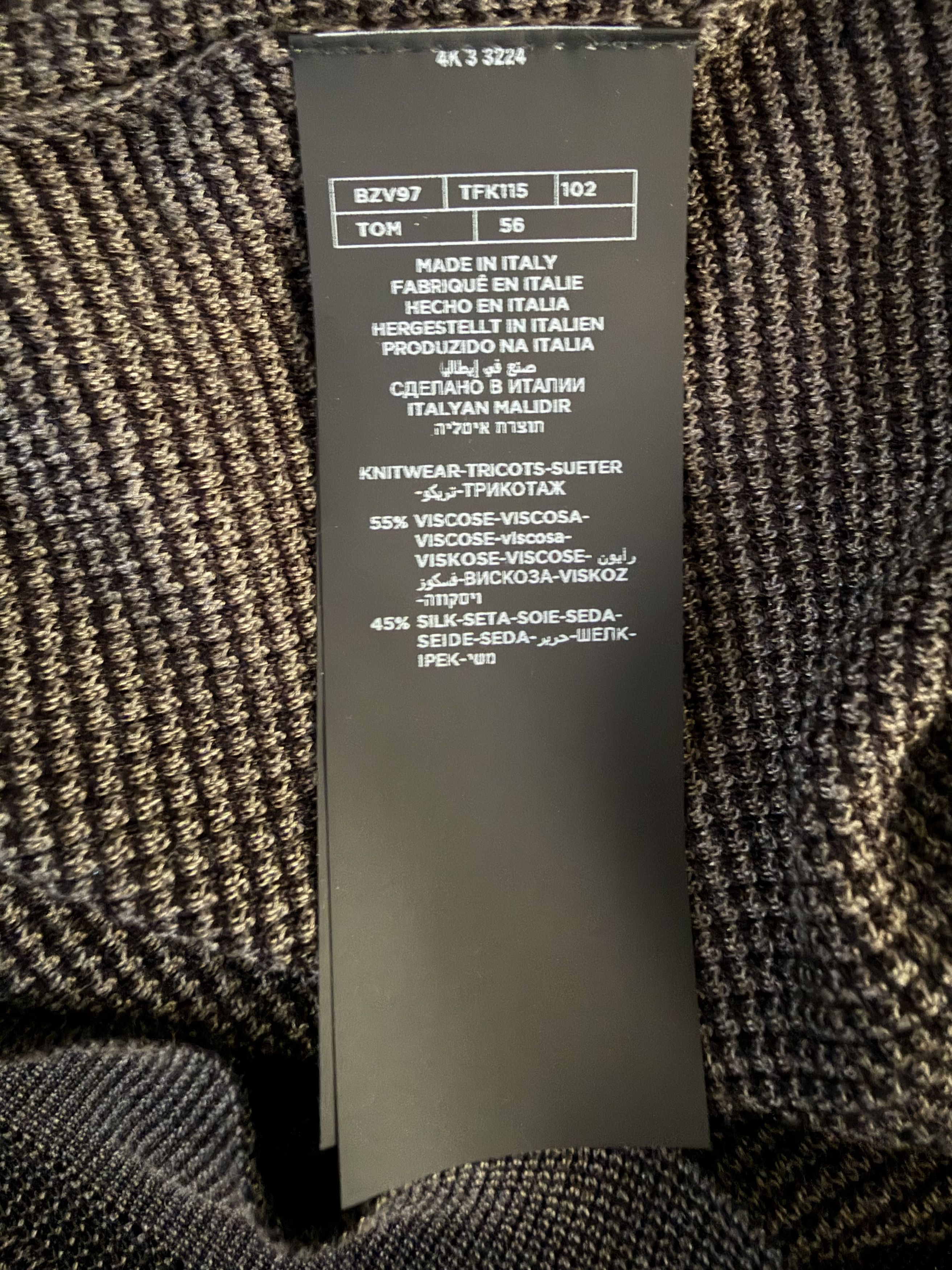 Tom Ford Tom Ford Silk Henley Size US XL / EU 56 / 4 - 7 Thumbnail