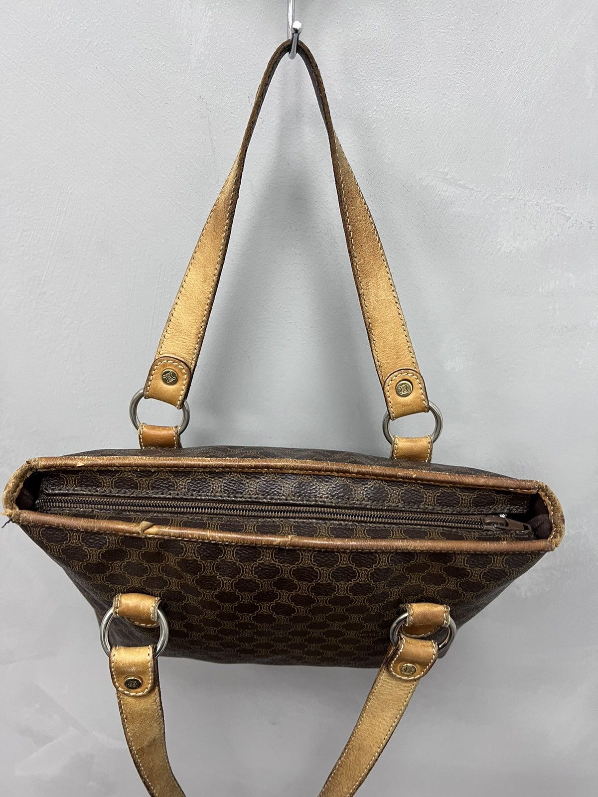 Celine × Vintage HOT ITEM💣💣Authentic Celine Monogram Tote Bag Size ONE SIZE - 11 Thumbnail