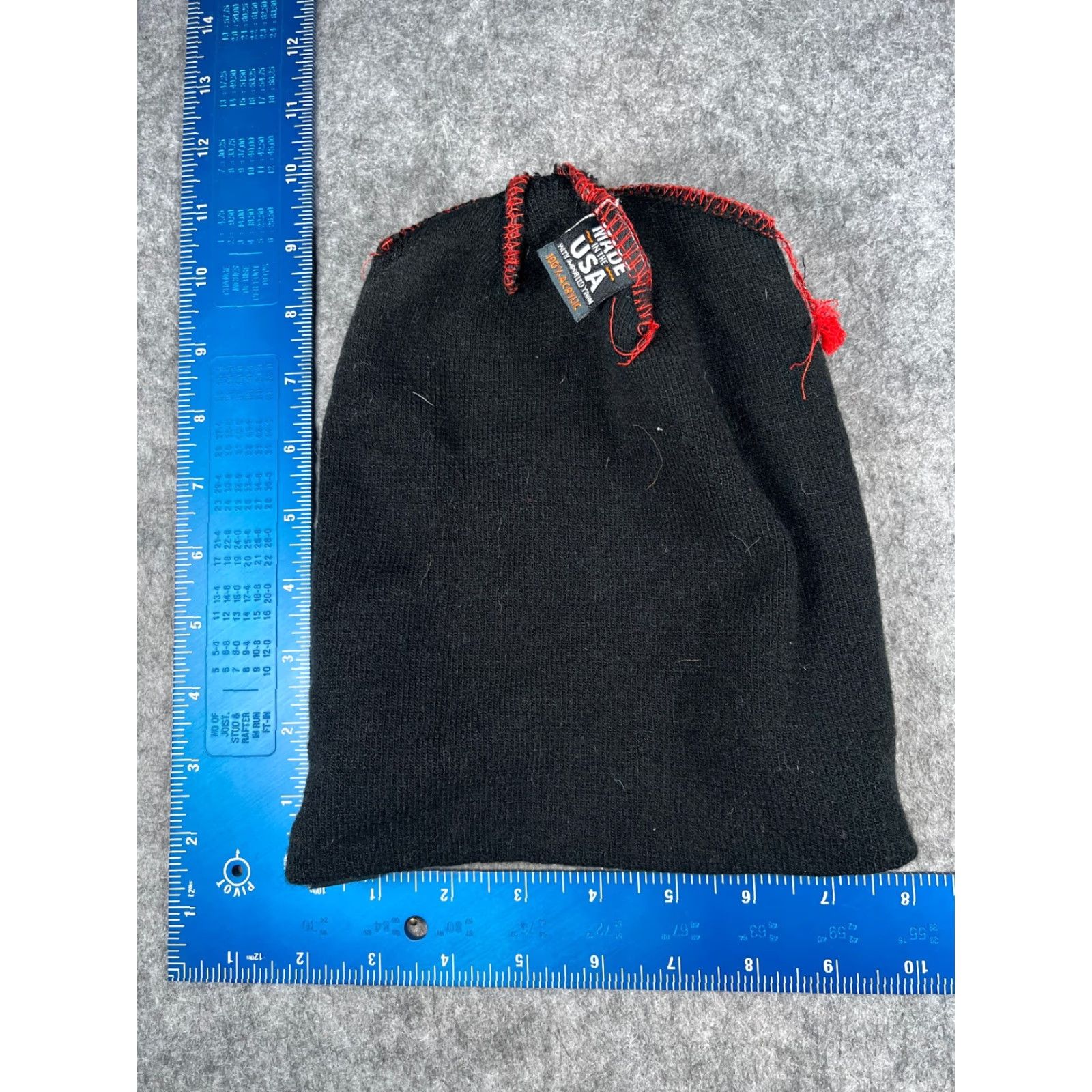 Vintage VINTAGE Republic of Gamers Beanie Toque Adult One Size Gray Red Black Knit 100% Acrylic Size ONE SIZE - 6 Thumbnail