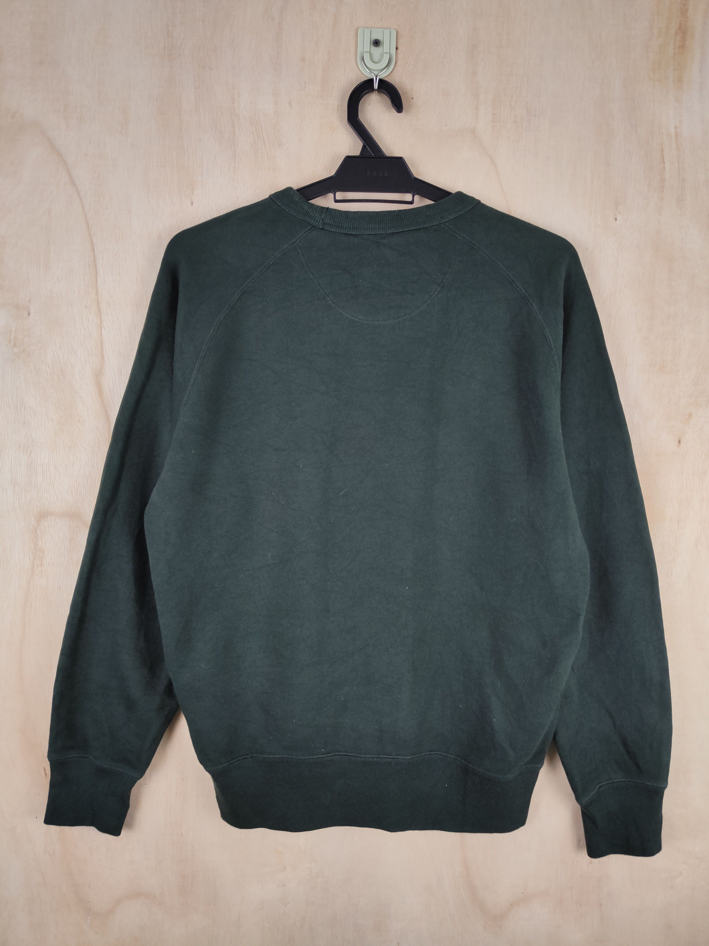 Japanese Brand × Vintage Uniqlo vintage Dark Green Sweatshirts #2598 Size US S / EU 44-46 / 1 - 6 Thumbnail