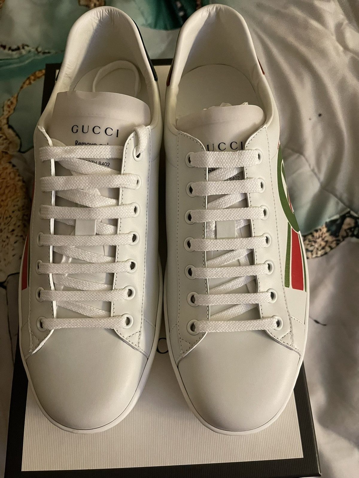 Gucci Gucci ace logo sneaker Size US 9 / EU 42 - 1 Thumbnail