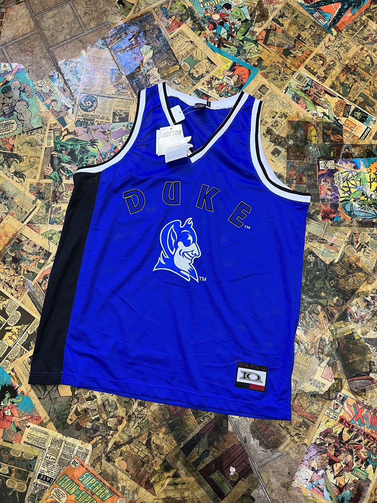 Vintage Brand new Impaq Wolrd industry Duke University Jersey Size US XL / EU 56 / 4 - 1 Thumbnail