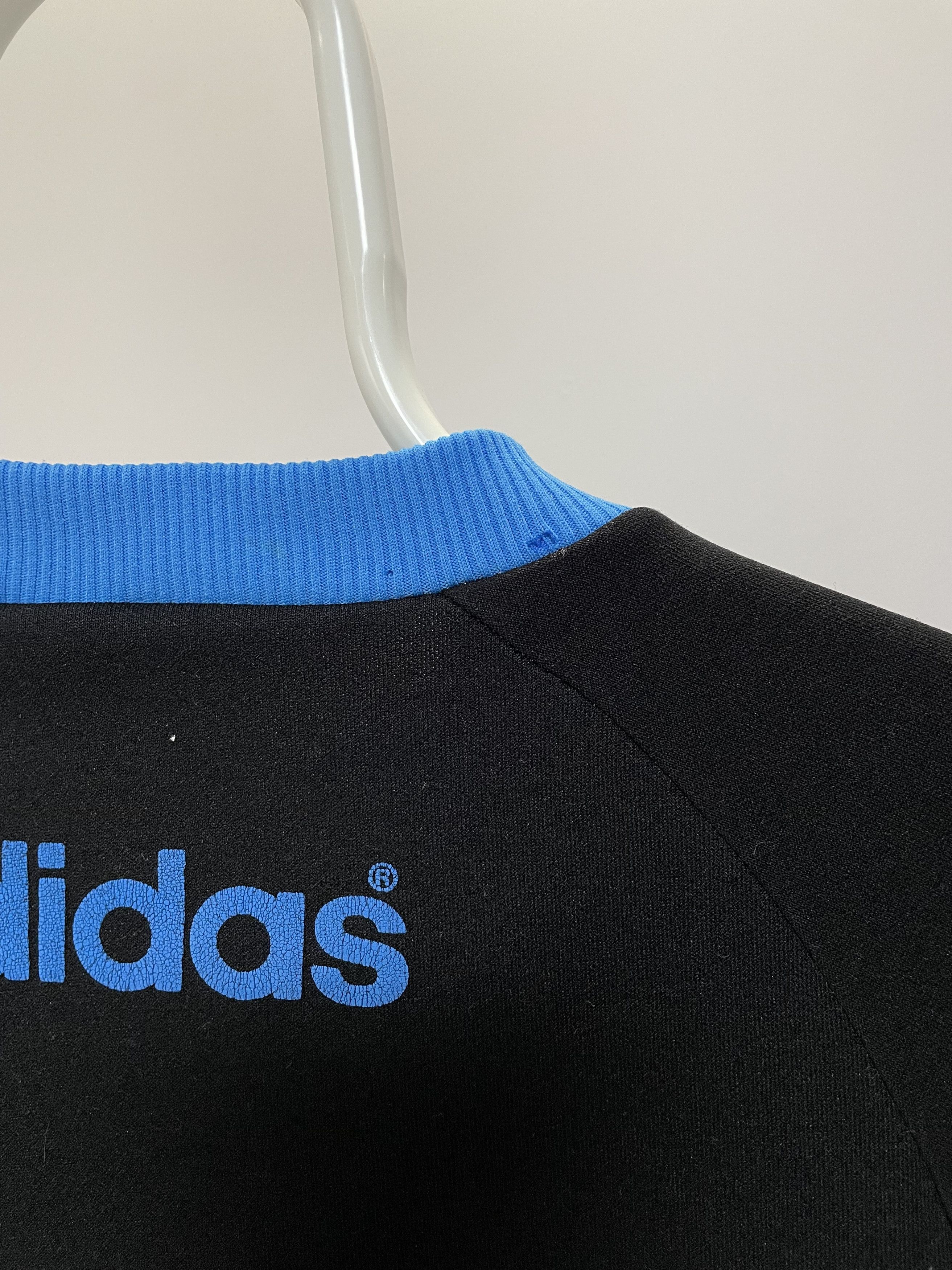 Adidas ADIDAS OLYMPIQUE MARSEILLE Vintage Sweatshirt 90s Soccer FC Size US S / EU 44-46 / 1 - 11 Thumbnail