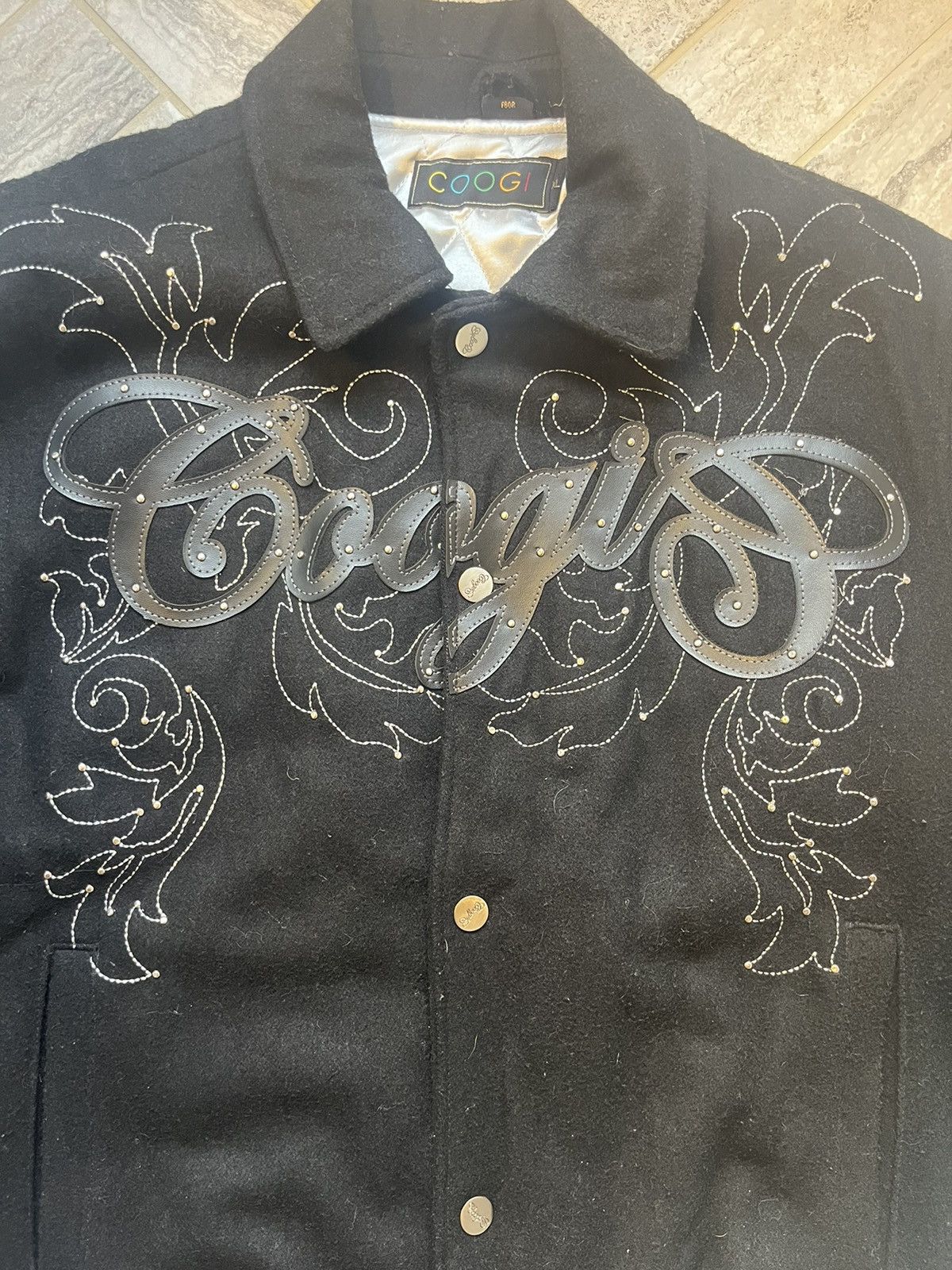 Coogi black coogi varsity jacket Size US XL / EU 56 / 4 - 3 Thumbnail