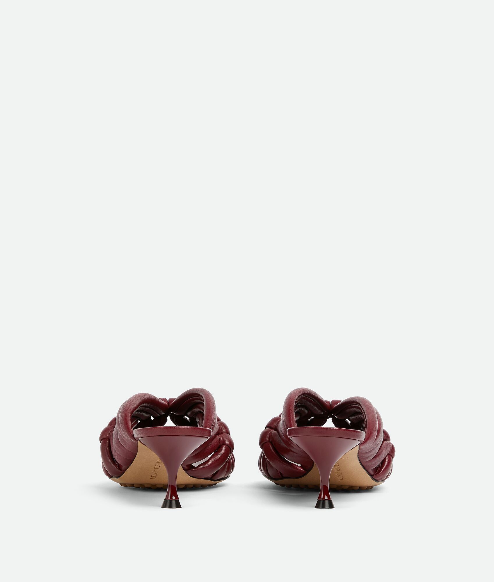 Bottega Veneta o1n1vont0325 Freckles Mules in Merlot Size US 6 / IT 36 - 3 Thumbnail
