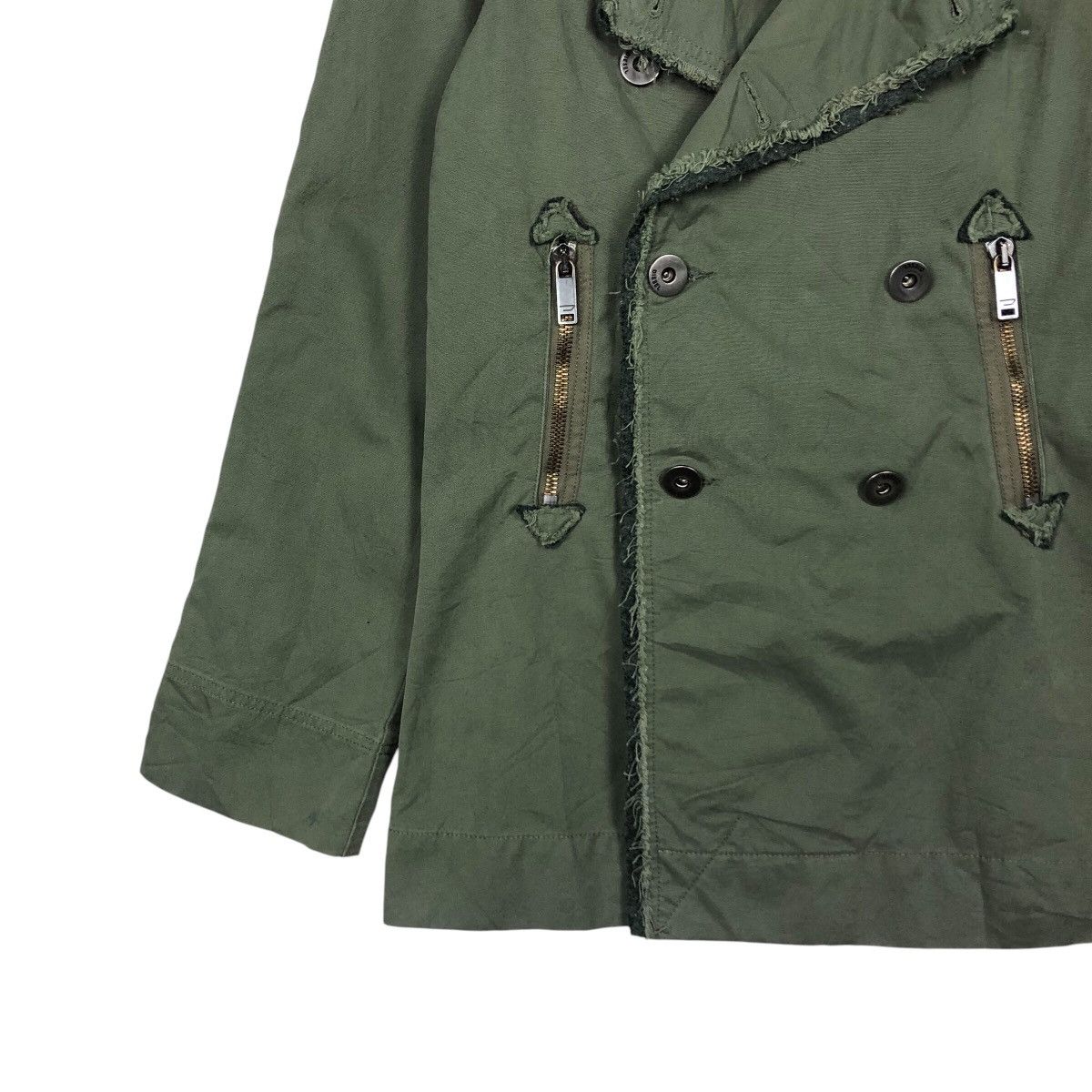 Diesel 📌Vintage Biker Military Jacket Diesel Double Collar Size US S / EU 44-46 / 1 - 5 Thumbnail