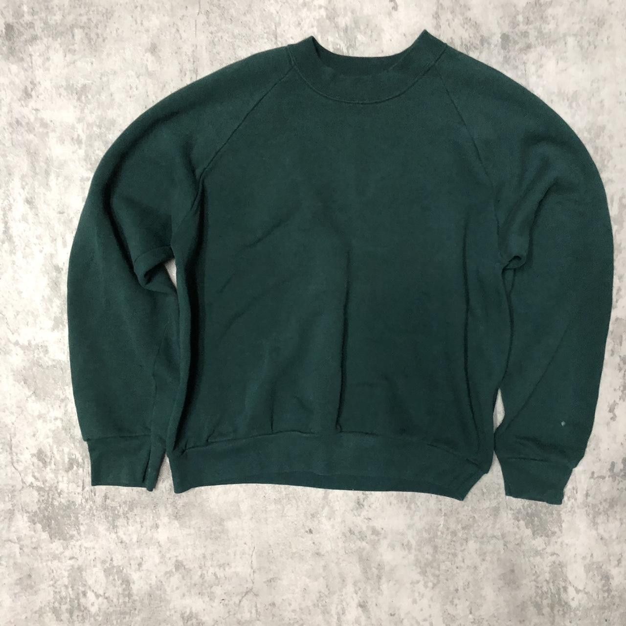 Other Green vintage 90s crewneck sweatshirt Size US S / EU 44-46 / 1 - 1 Thumbnail