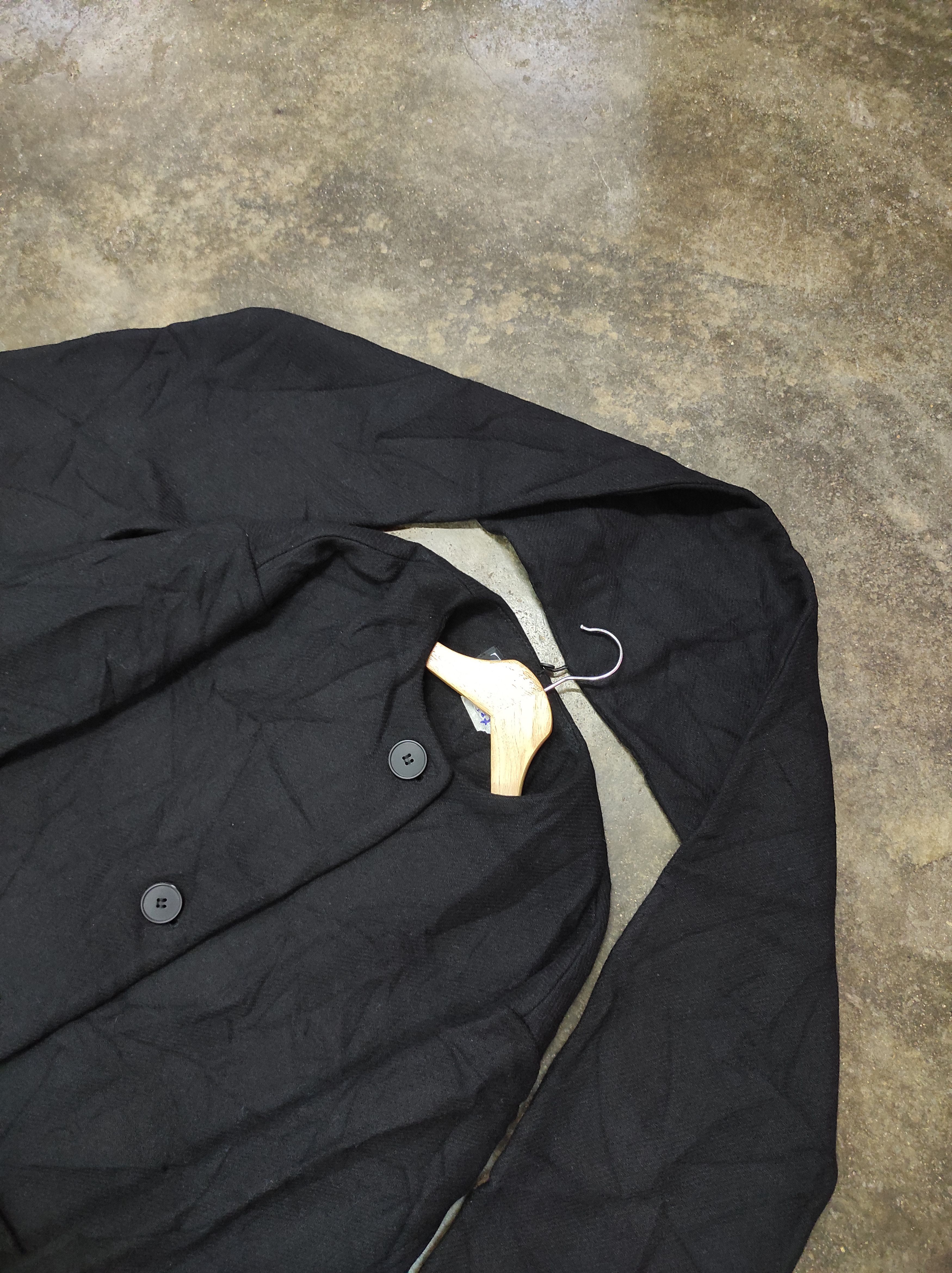 Zara ZARA SHAWL BLACK COAT JACKET Size M / US 6-8 / IT 42-44 - 3 Thumbnail