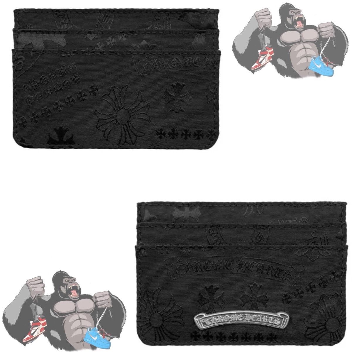 Chrome Hearts Chrome Hearts Nylon Card Holder Size ONE SIZE - 1 Thumbnail