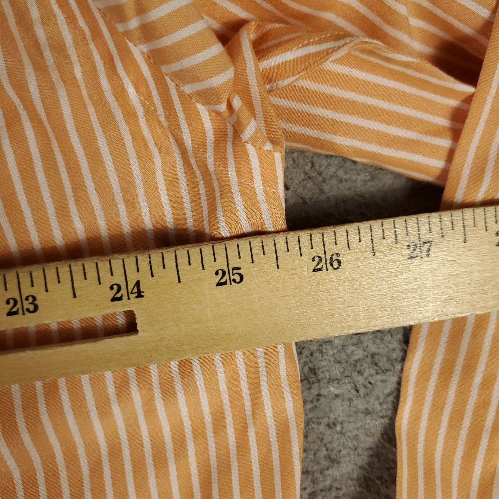 Brooks Brothers Brooks Brothers Shirt Mens Large Orange Striped Button-Up Long Sleeve Button-Down Collared Cotton Woven Classic Preppy American Casual Workwear Size US L / EU 52-54 / 3 - 7 Thumbnail