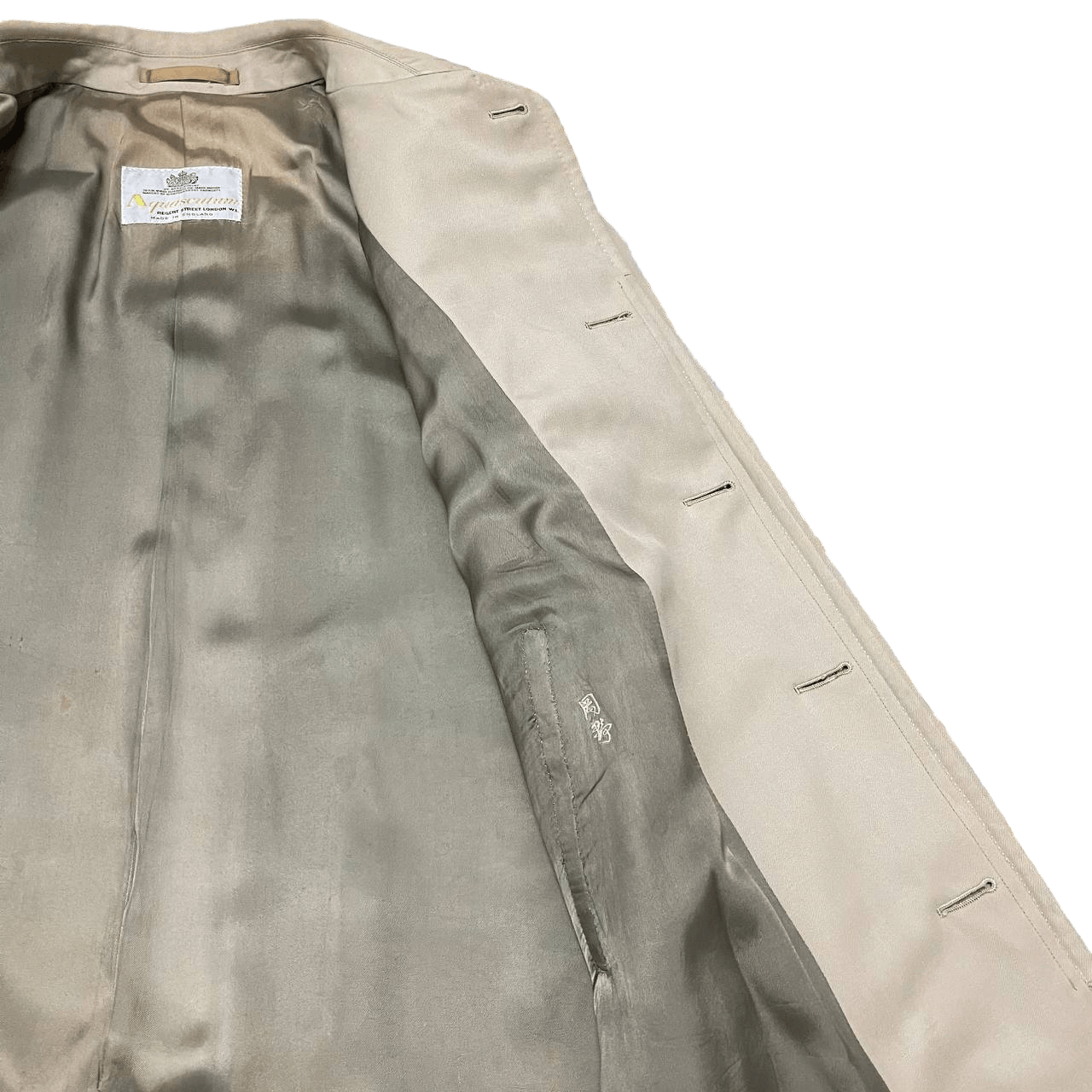 Aquascutum Vintage Aquascutum Pure Worsted Showerproof Coat Size US M / EU 48-50 / 2 - 9 Thumbnail