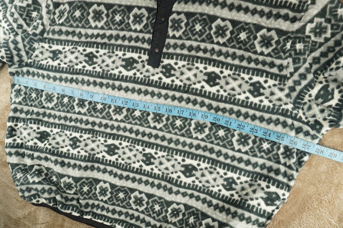 L.L. Bean Vintage LL Bean Printed Aztec Southwestern Snap Fleece Size US XL / EU 56 / 4 - 11 Thumbnail