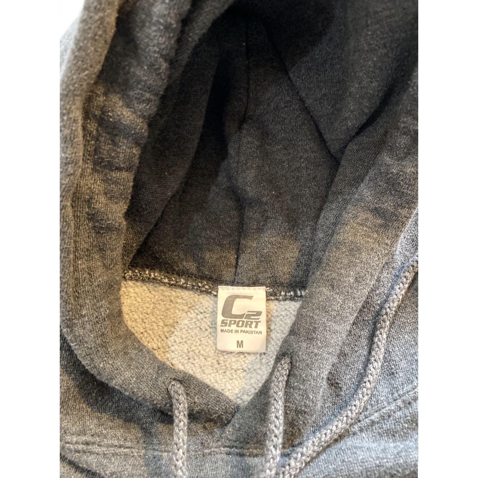 Vintage C Sport Hoodie Mens M Gray Sweatshirt Pullover Hooded Jacket CrossFit Gym Sport / 2-3 Size US M / EU 48-50 / 2 - 5 Thumbnail