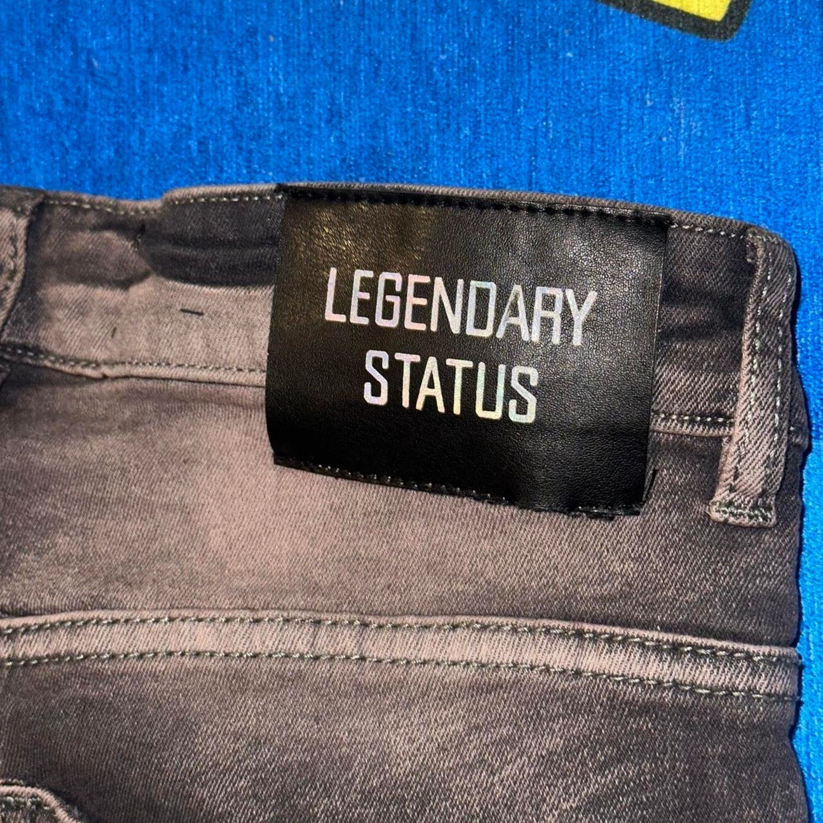 Other Legendary Status Distressed Bleach Wash Cargo Jeans Size US 30 / EU 46 - 4 Thumbnail