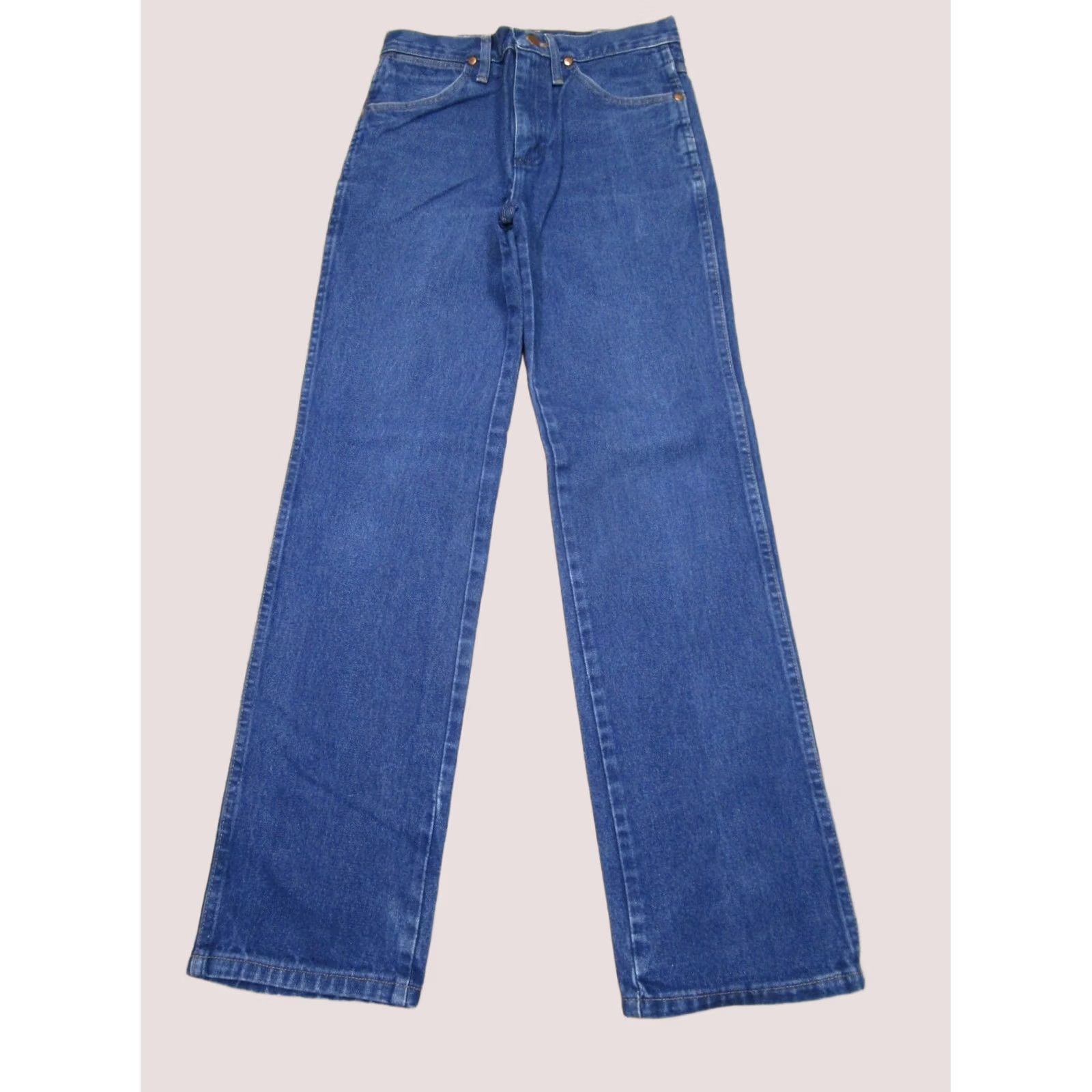 Wrangler Wrangler Jeans Men 28x32 Blue Cowboy Cut Slim Fit Western Pants Dark Wash Rodeo Jeans Mens Slim Size US 28 / EU 44 - 1 Thumbnail