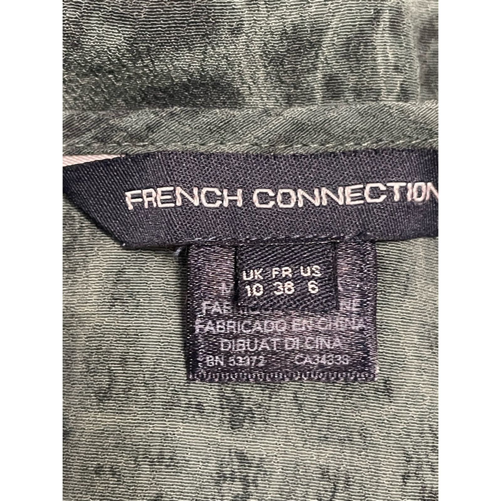 French Connection French Connection Tunic Top Long Sleeve Crocodile Gray W 6 Size M / US 6-8 / IT 42-44 - 7 Thumbnail