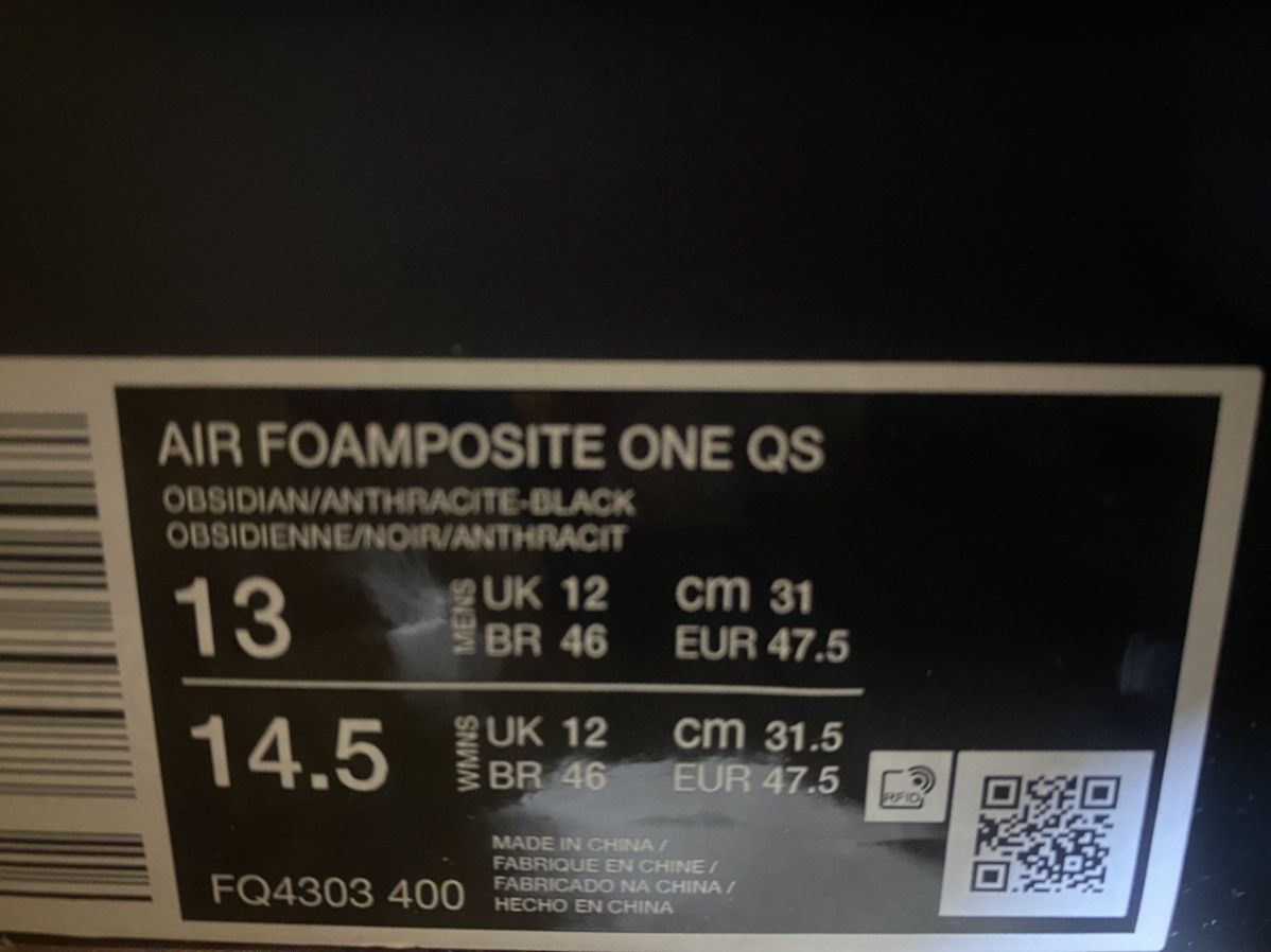 Nike Foamposite galaxy Size US 13 / EU 46 - 3 Thumbnail