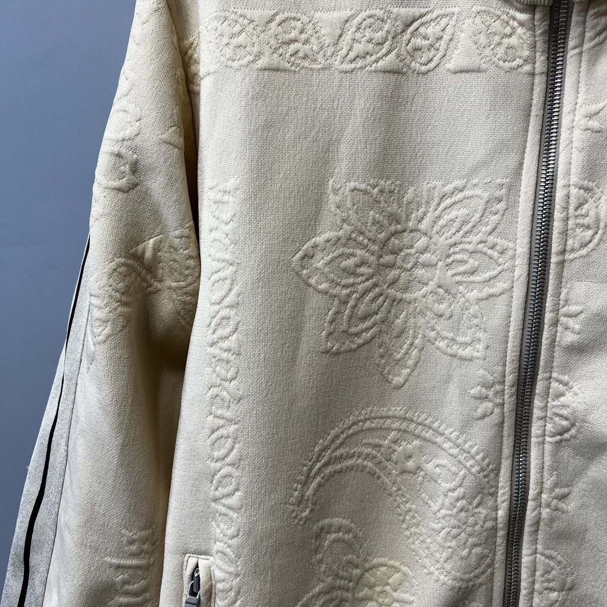 Palm Angels Palm Angels Embossed Bandana Track Jacket Zip Size XL Size US XL / EU 56 / 4 - 6 Thumbnail