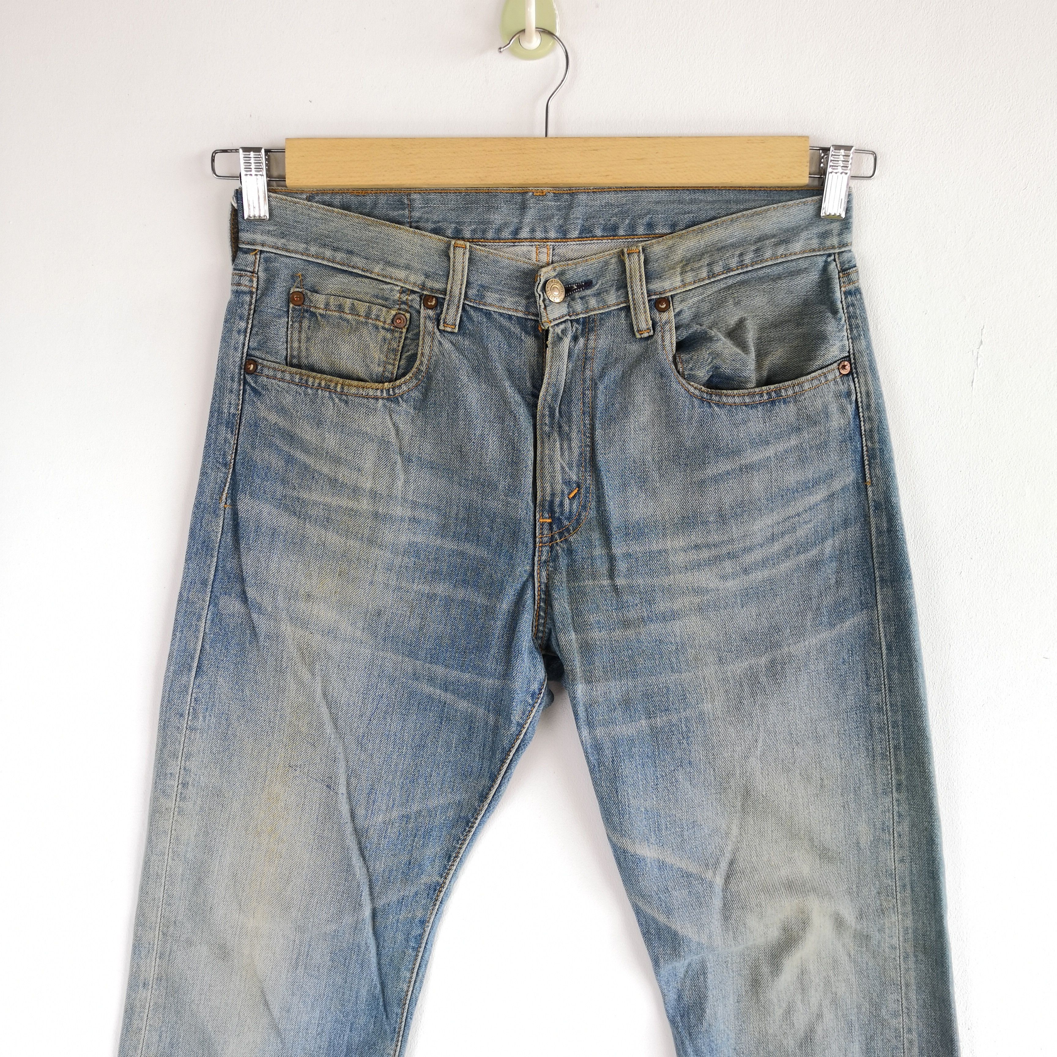 Jean Vintage Rusty Levi's 505 Jeans Mud Wash Levis 505 Denim Size US 32 / EU 48 - 3 Thumbnail