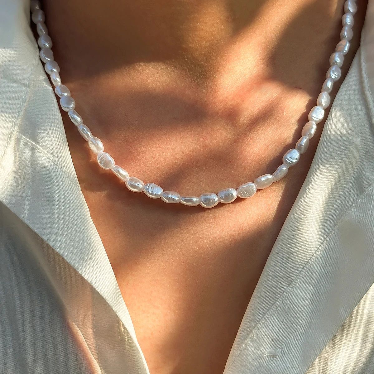 Other SimplePearl Chain Choker Necklace Size ONE SIZE - 2 Thumbnail
