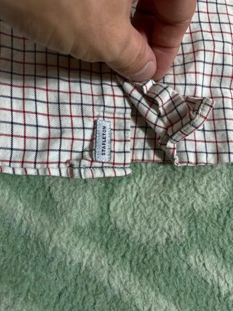 Barbour × Vintage Vintage Mens Shirt Long Sleeve Barbour Tailored fit Size US L / EU 52-54 / 3 - 9 Thumbnail