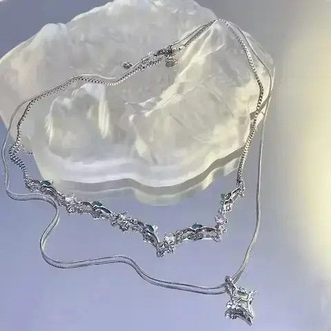Jewelry Irregular Natural Liquid Lava Necklace Size ONE SIZE - 3 Thumbnail