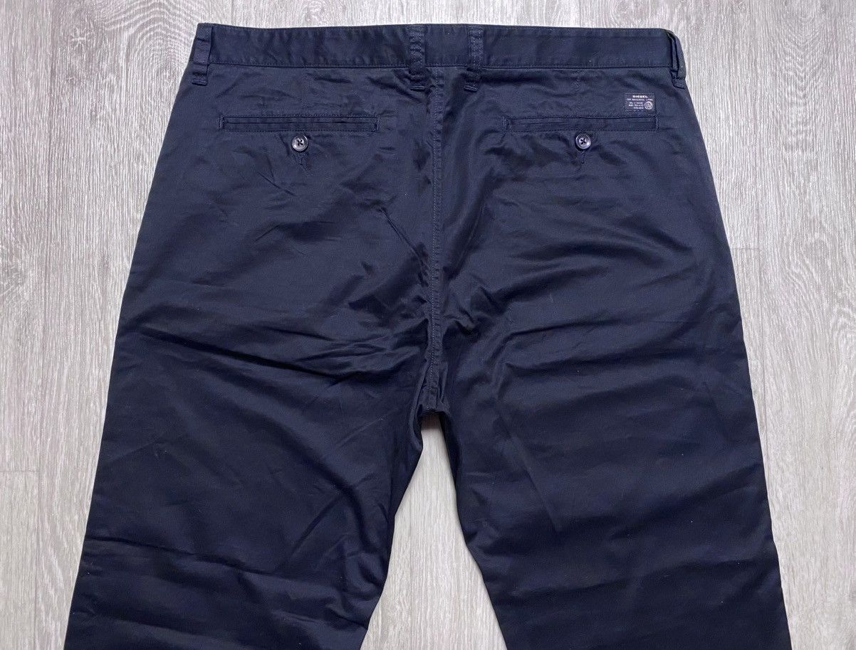 Diesel Diesel Black Cotton Chino Casual Pants Trousers Formal Size US 34 / EU 50 - 20 Thumbnail