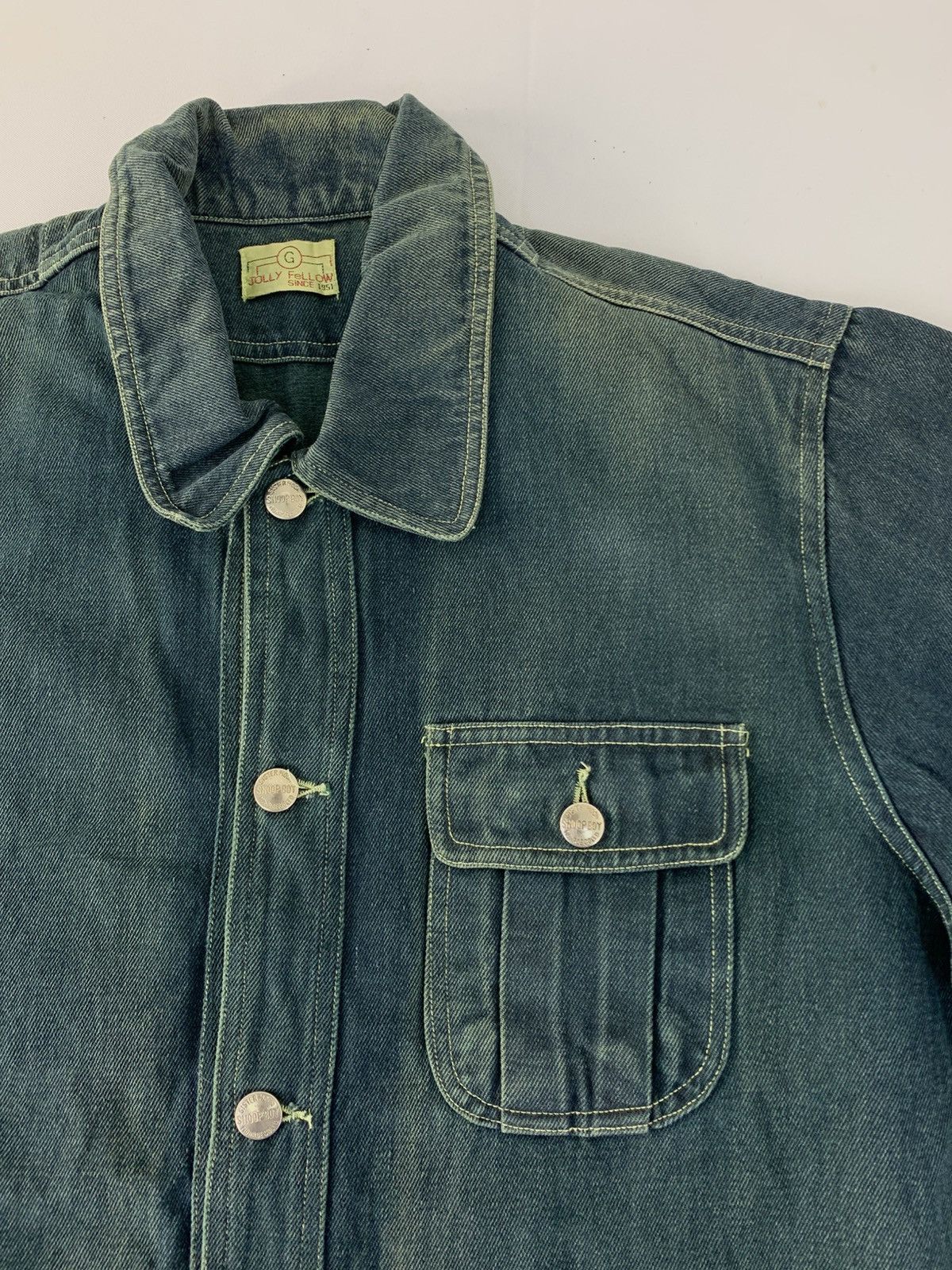 Other Jolly Fellow 1951 Chore Denim Multi pockets Trucker Western Size US L / EU 52-54 / 3 - 4 Thumbnail