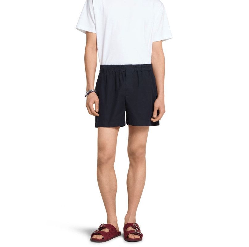 Gucci o1la5ras0426 Oxford Cotton Shorts in Navy Size US 38 / EU 54 - 2 Thumbnail