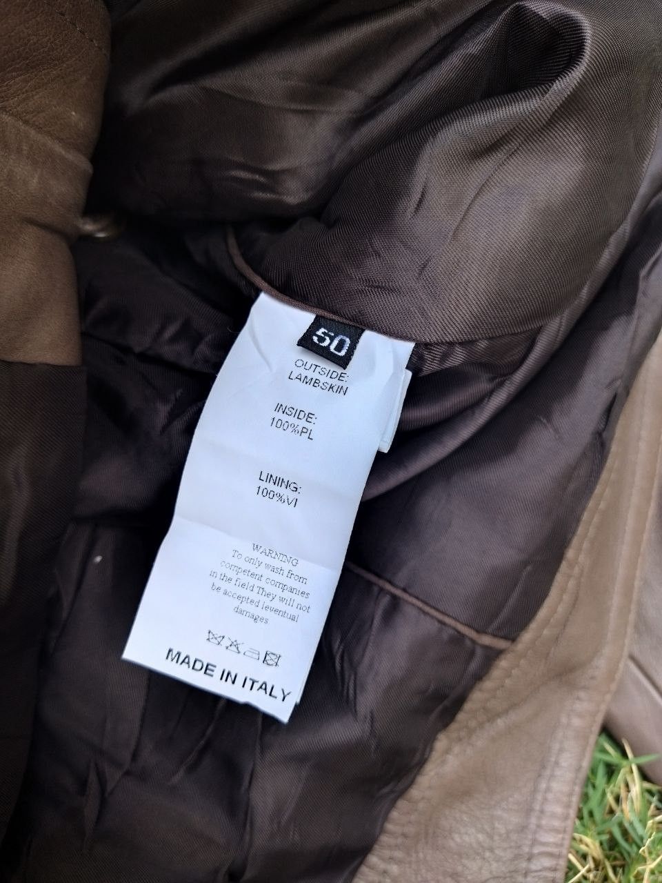 Genuine Leather Emmeti di Franco Lamb Skin Jacket Size US L / EU 52-54 / 3 - 7 Thumbnail