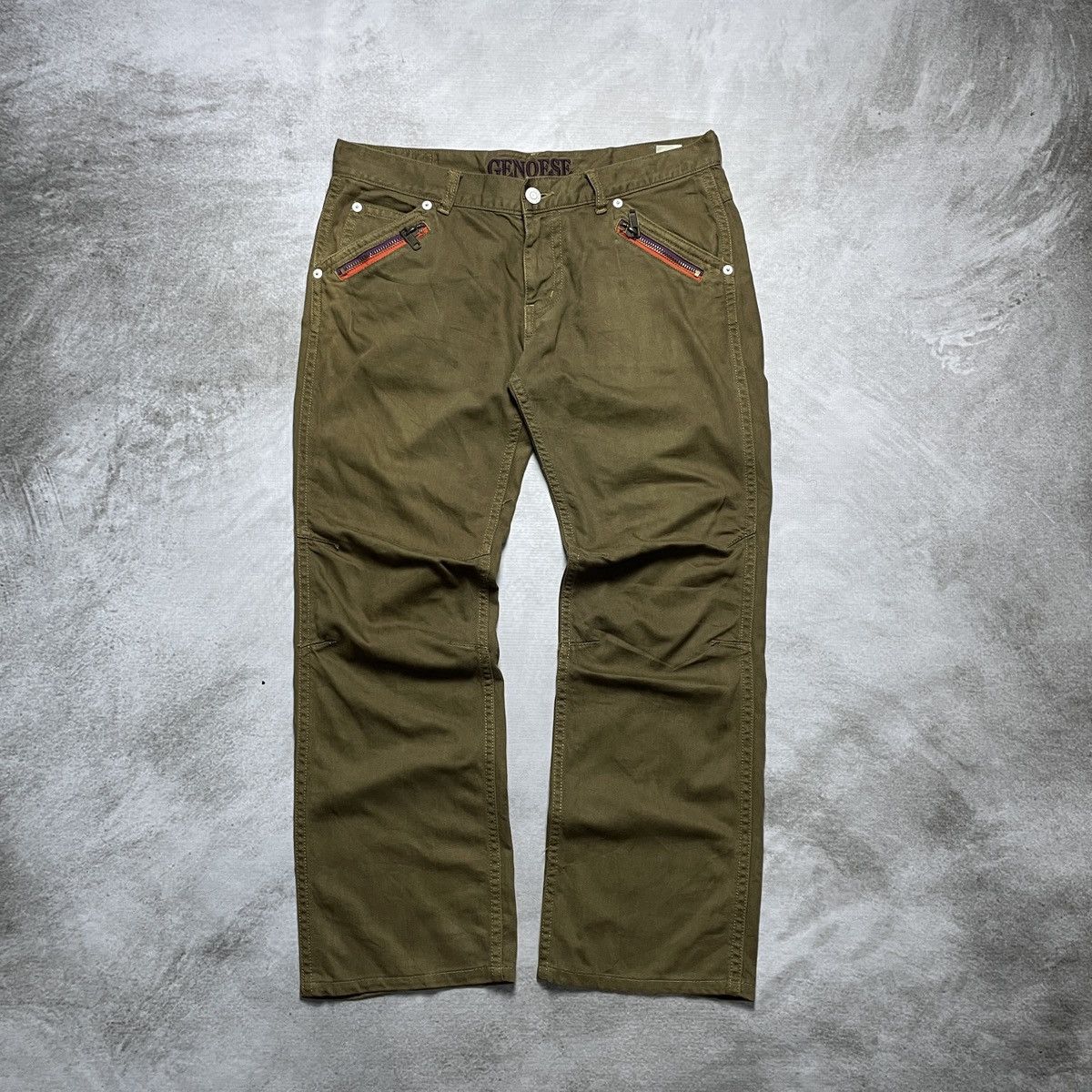 14th Addiction × If Six Was Nine × Tornado Mart 2000’s Genoese - Military Multi-Zip Pants Size US 34 / EU 50 - 1 Thumbnail