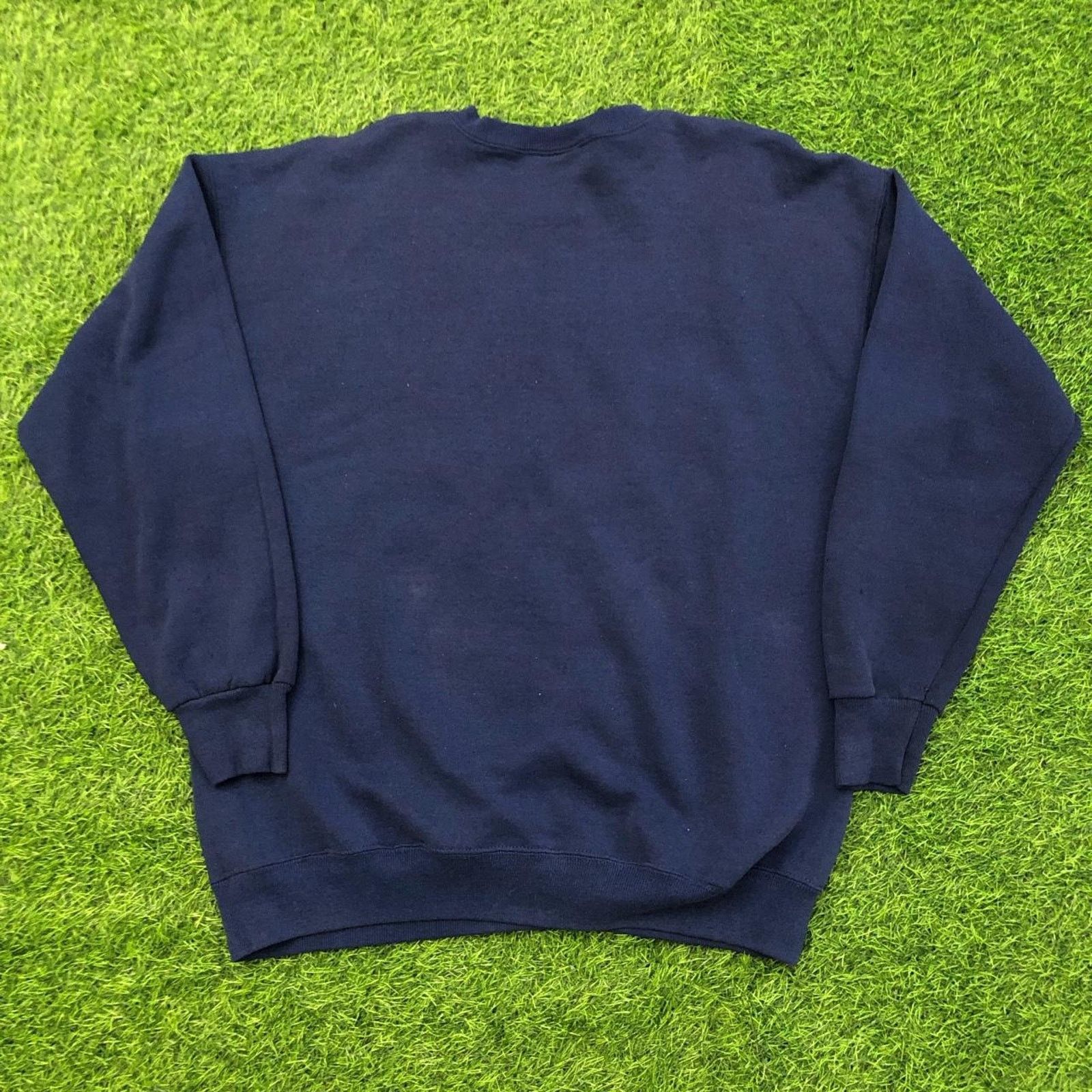 Other Men’s Vintage Basic Solid Navy Cascade Sport Crewneck Size US L / EU 52-54 / 3 - 2 Thumbnail