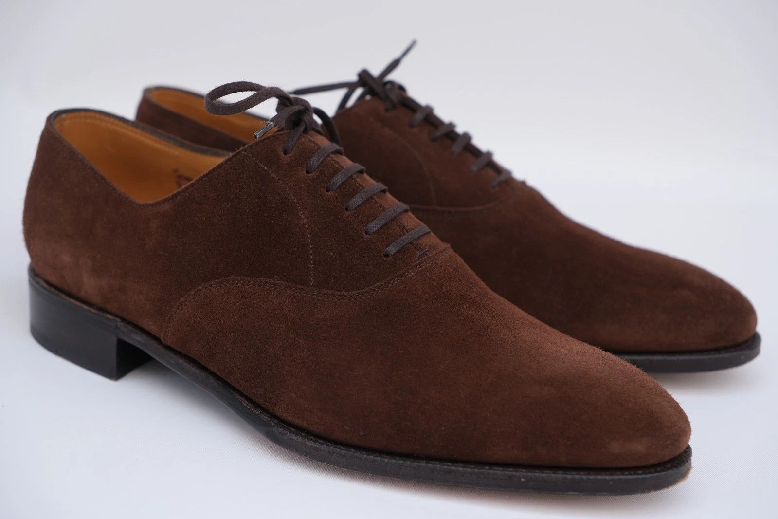 John Lobb Mint John Lobb Seaton Suede Derby EU 42 UK 8 / US 9 Size US 9 / EU 42 - 1 Thumbnail
