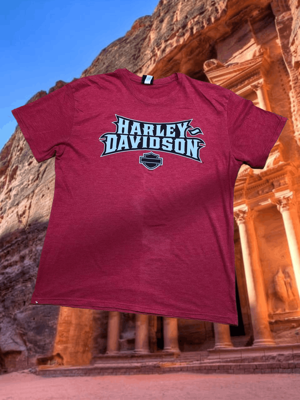 Harley Davidson Streetwear T-Shirt Harley Davidson big logo Y2K Vintage Size US XL / EU 56 / 4 - 1 Thumbnail