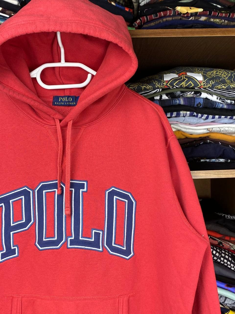 Polo Ralph Lauren × Vintage Polo Ralph Lauren Spellout Hoodie Size US M / EU 48-50 / 2 - 3 Thumbnail