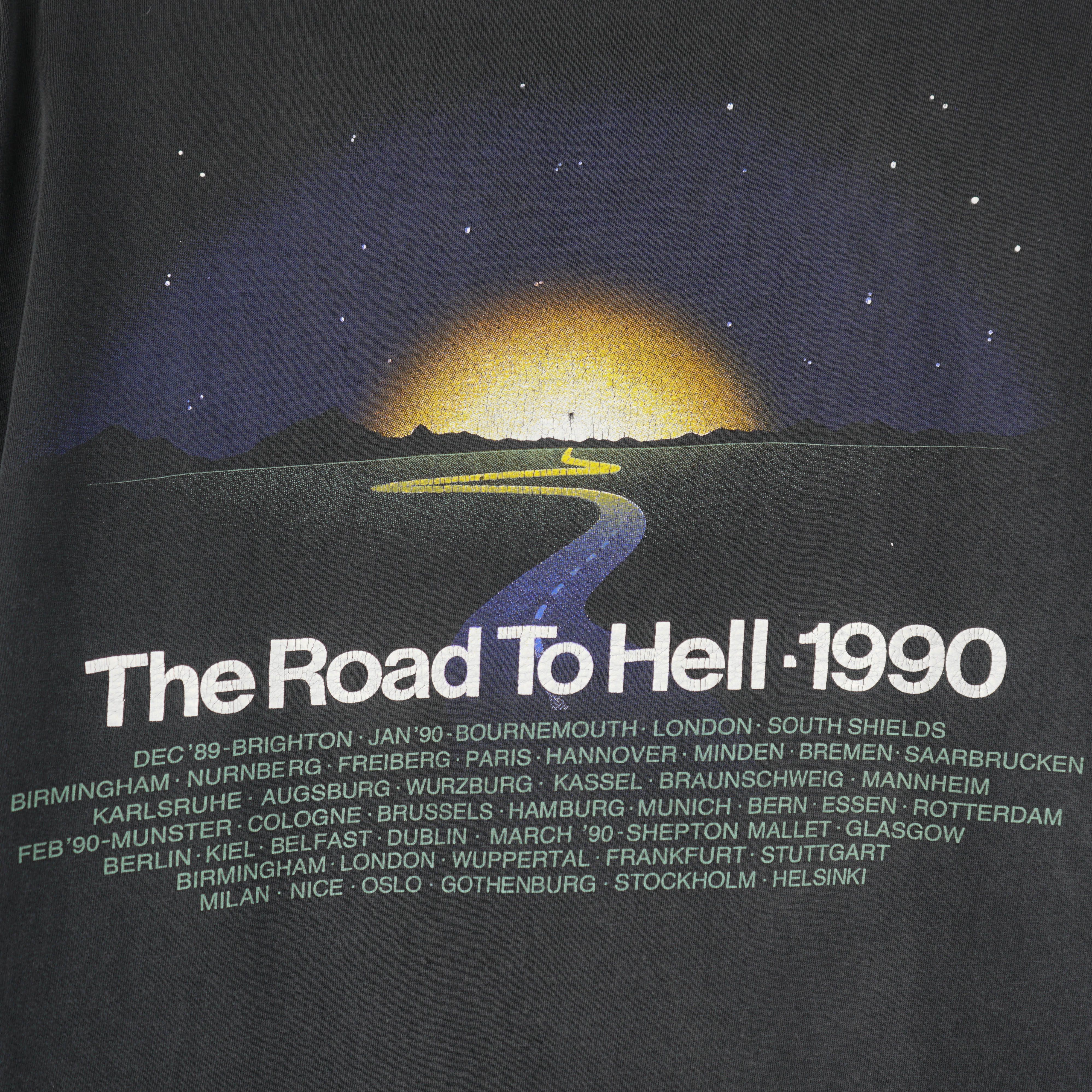 Band Tees × Vintage Vintage 1990 Chris Rea Concert T-Shirt Road To Hell Size US M / EU 48-50 / 2 - 11 Thumbnail