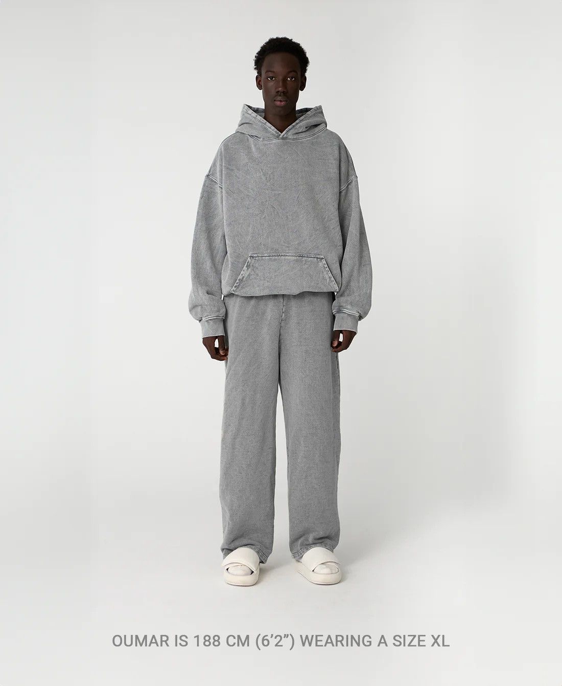 Velour VINTAGE GREY HOODIE - Velour Garmets Size US L / EU 52-54 / 3 - 3 Thumbnail