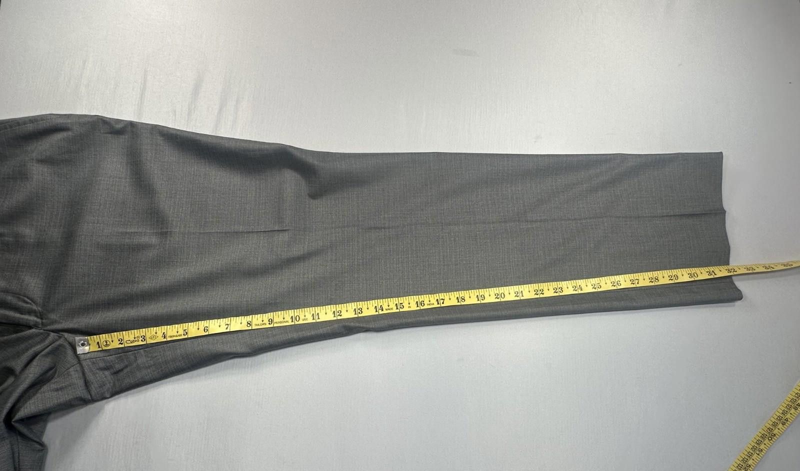 Other Kenneth Cole Reaction Flat Front Dress Pants Gray Mens 37/32 Size US 37 - 5 Thumbnail