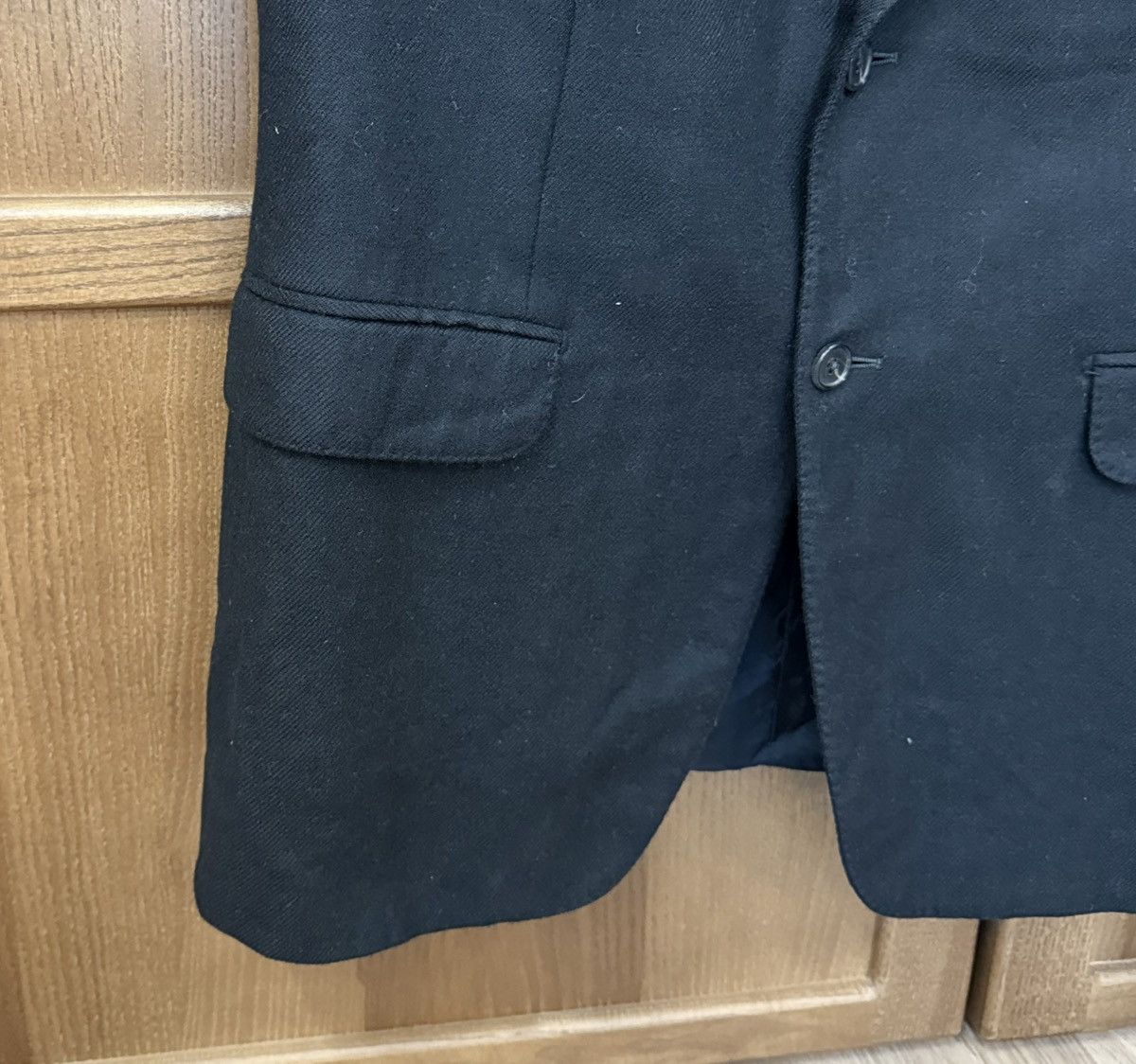 Corneliani Corneliani Pure Cashmere Black Blazer Two Button Size 40R - 4 Thumbnail