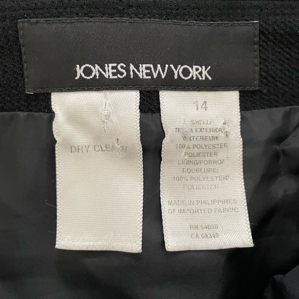 Jones New York Jones New York Black Skirt Suit Career Interview 14 Size XL / US 12-14 / IT 48-50 - 8 Thumbnail