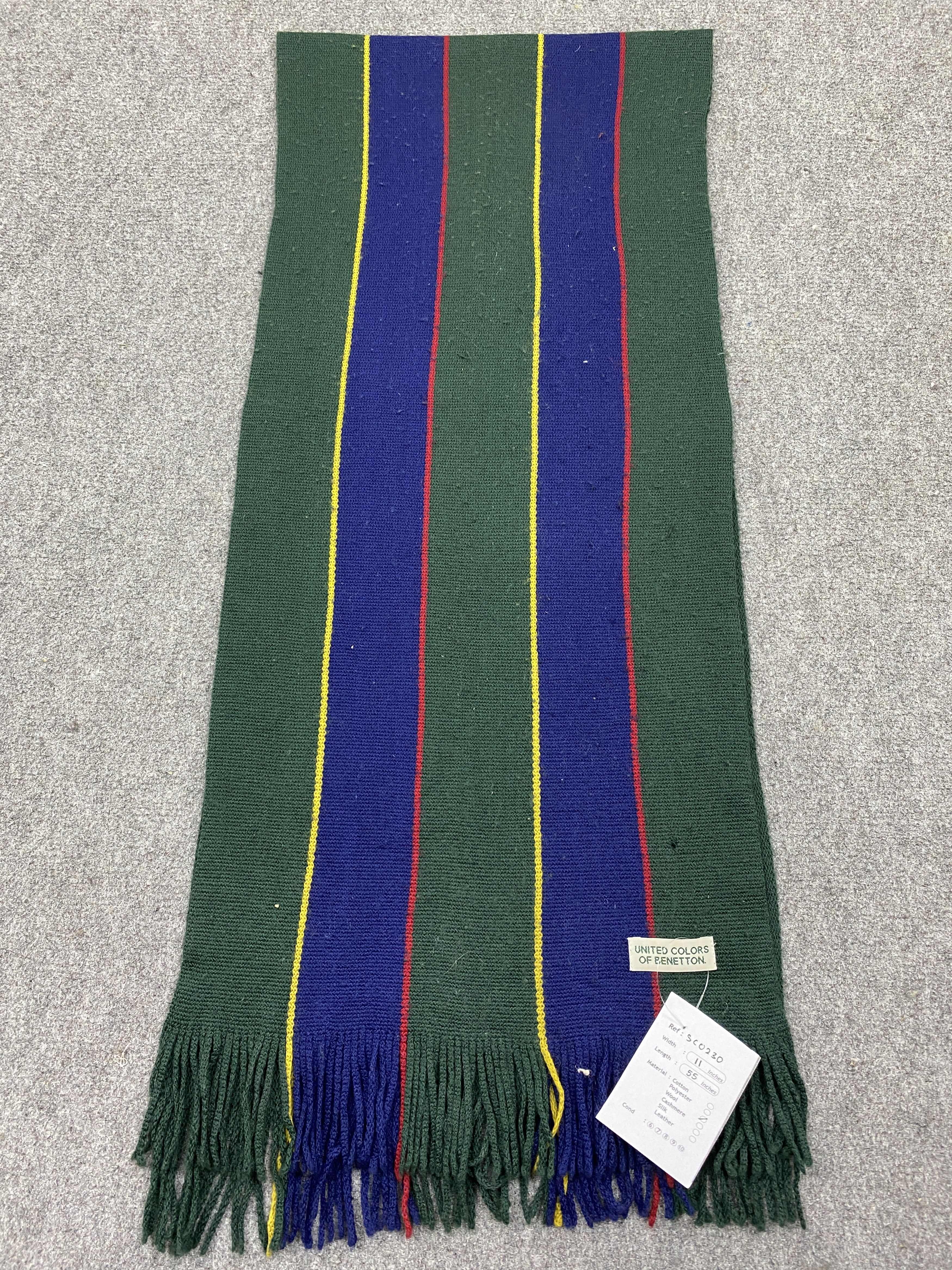 United Colors Of Benetton United Colors Of Benetton Scarf Muffler Neckwear SC0230 Size ONE SIZE - 2 Thumbnail